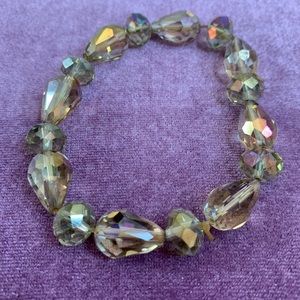 Tan Crystal Bracelet